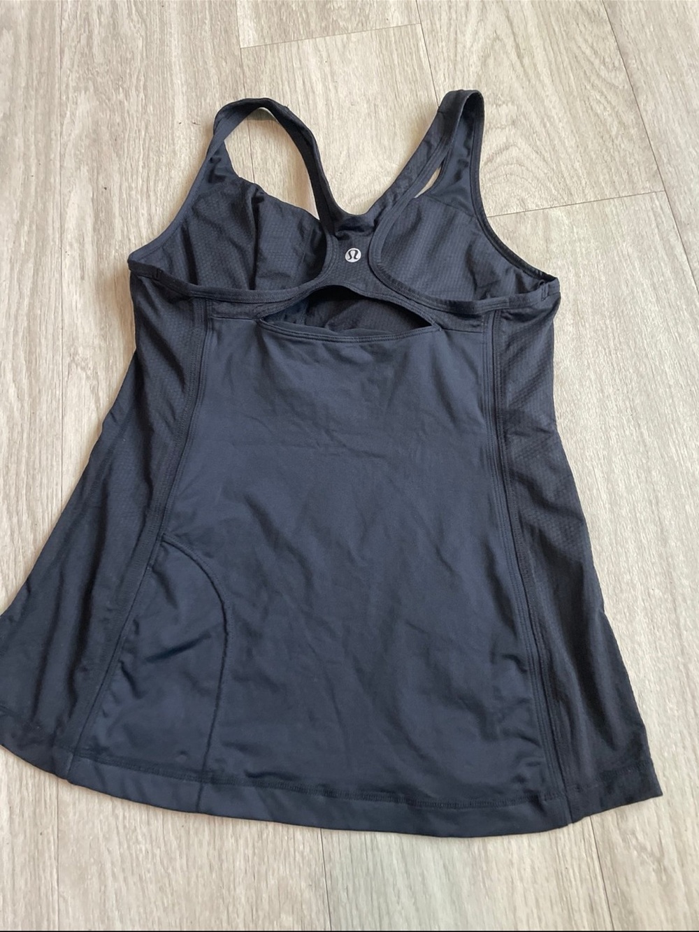 Black Women's Racerback Tank Top - Classic Activewear - Picture 2 of 2